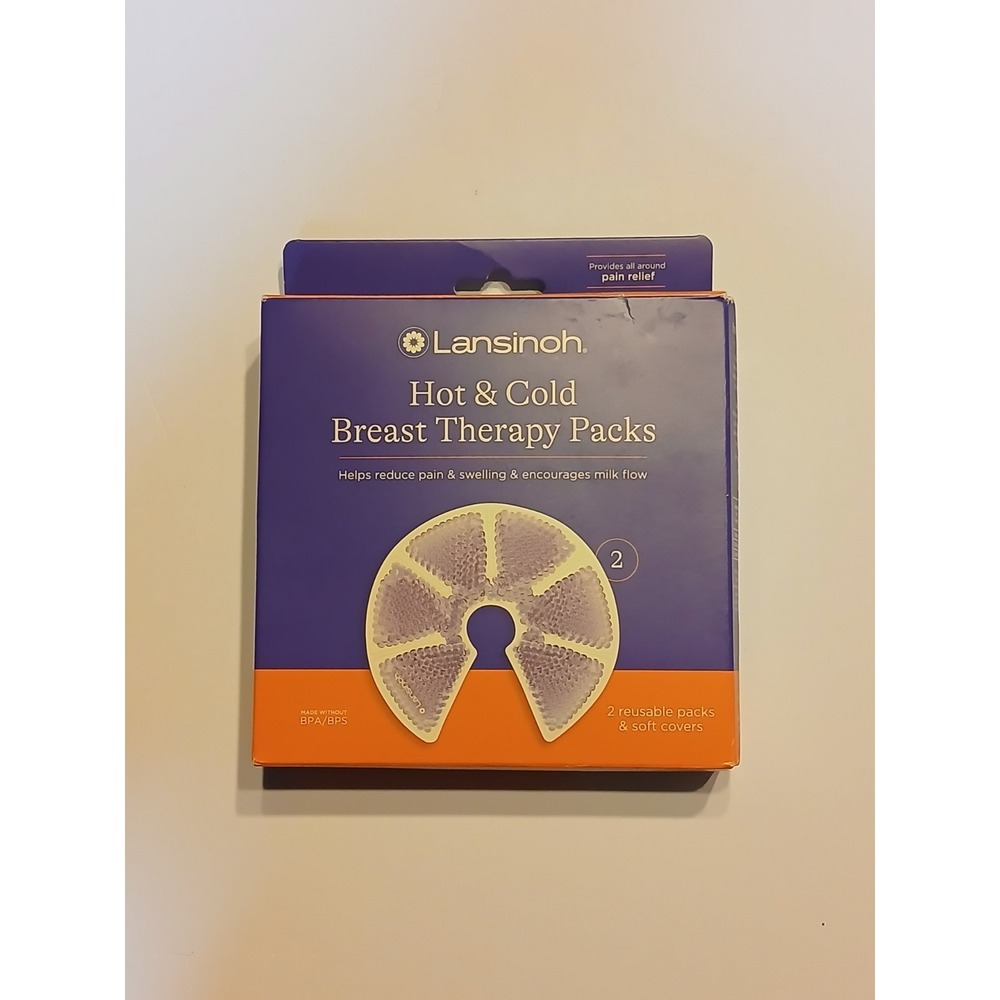 Lansinoh Multi Tasking Pain Relief For Tender Breast Hot & Cold Breast Pads NEW